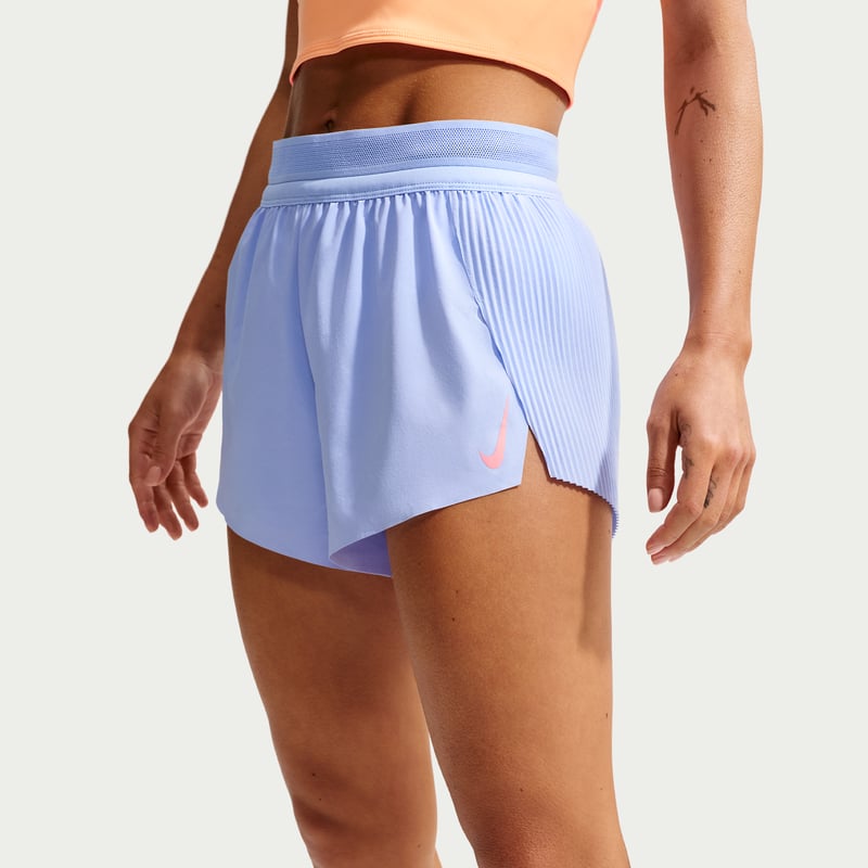 Nike AeroSwift Dri-FIT ADV Mid-Rise 7" Brief-Lined Shorts "Aluminium" | Dames | Hardlopen | 02 | SPORTSHOWROOM