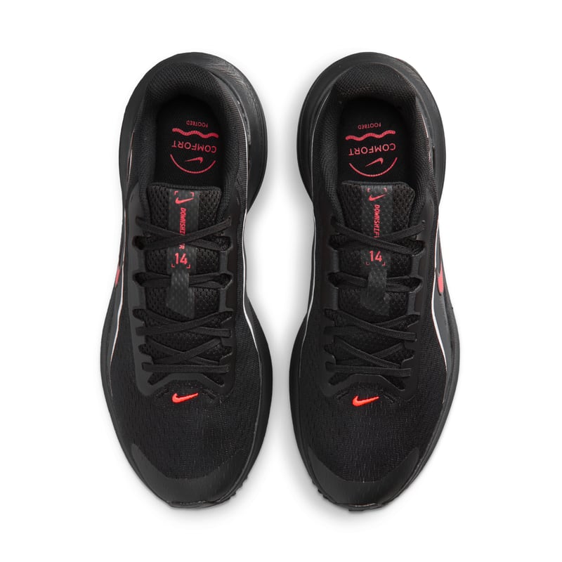 Nike Downshifter 14 löparskor "Black & Red Orbit" | Män | Löpning | 04 | SPORTSHOWROOM