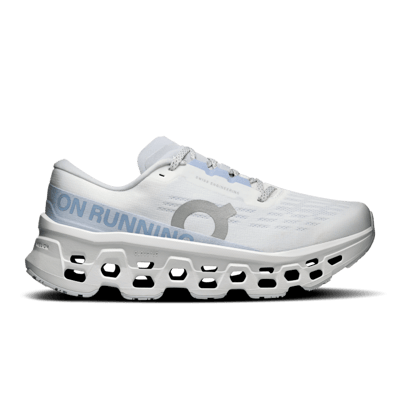 Buty do biegania On Cloudmonster 3 "White & Frost" | Kobiety | Bieganie | 01 | SPORTSHOWROOM