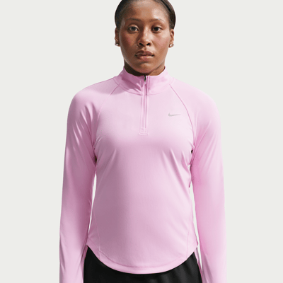 Haut Nike Tempo Dri-FIT 1/4-Zip "Pink Rise" | Femme | Course à pied | 01 | SPORTSHOWROOM