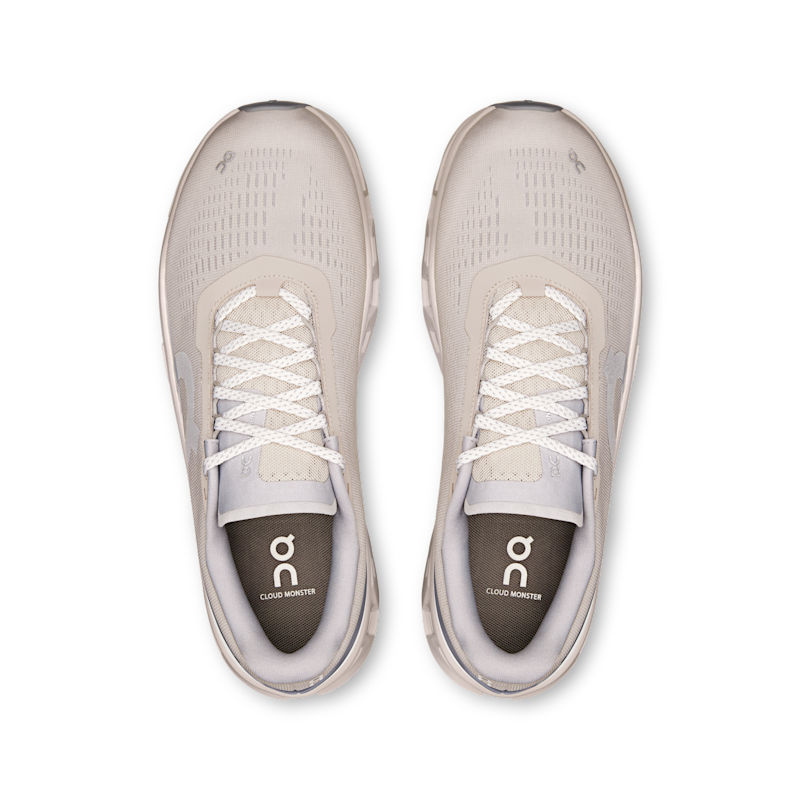 Buty do biegania On Cloudmonster 1 "Pearl & Ivory" | Mezczyzni | Bieganie | 02 | SPORTSHOWROOM