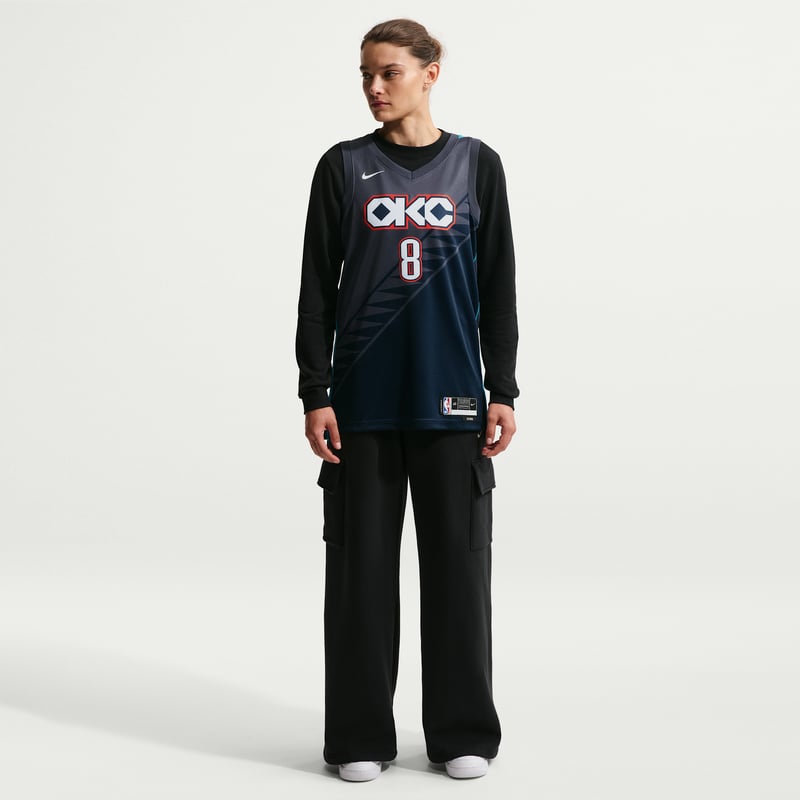 Nike Oklahoma City Thunder City Edition NBA Swingman Jalen Williams HM5990-439 06