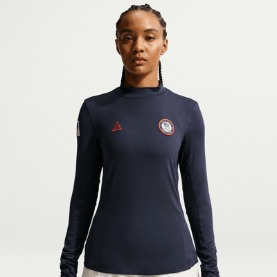 Nike ACG x United States Olympic Team Dri-FIT ADV UV Topp "Obsidian & Chile Red" | Kvinnor | | 01 | SPORTSHOWROOM