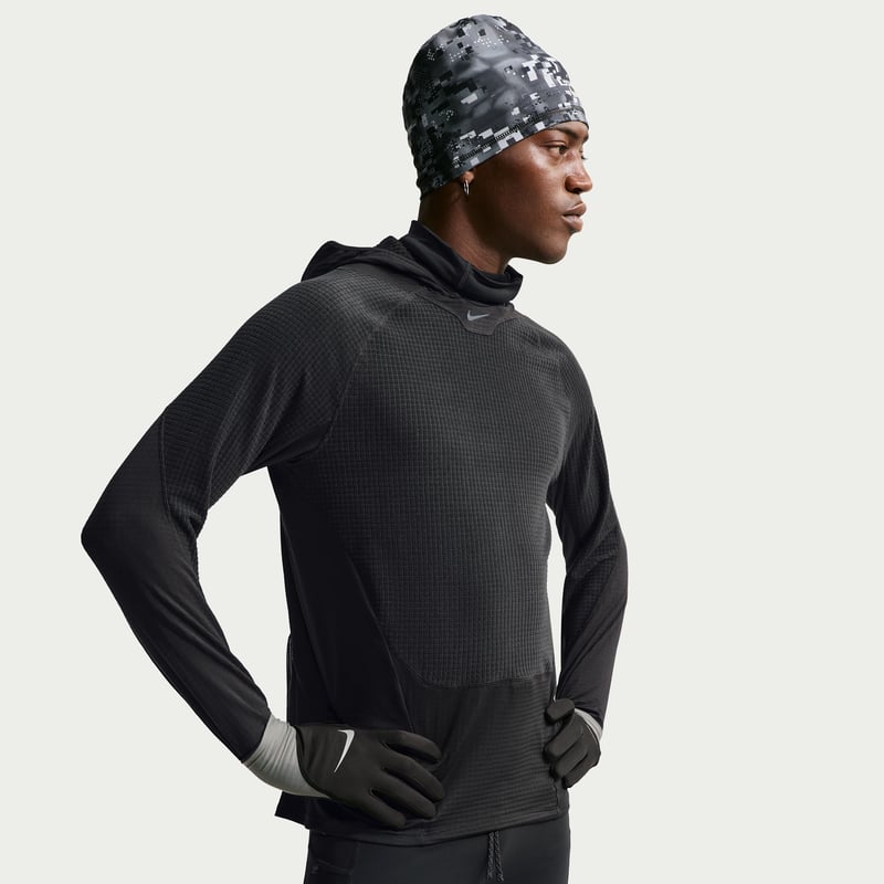 Nike Stride Therma-FIT Winterized Mid Layer Top "Black" | Men | Running | 03 | SPORTSHOWROOM