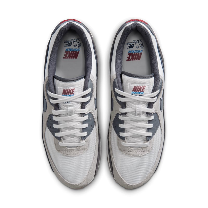 Nike Air Max 90 Premium sneakers "Summit White & College Grey" | Heren | Sportstyle | 04 | SPORTSHOWROOM