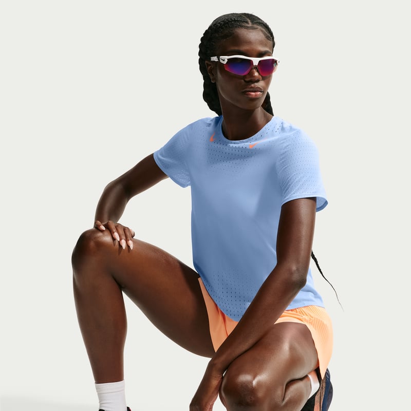 Majica Nike AeroSwift Dri-FIT ADV "Aluminium & Atomic Pink" | Ženske | Tek | 03 | SPORTSHOWROOM