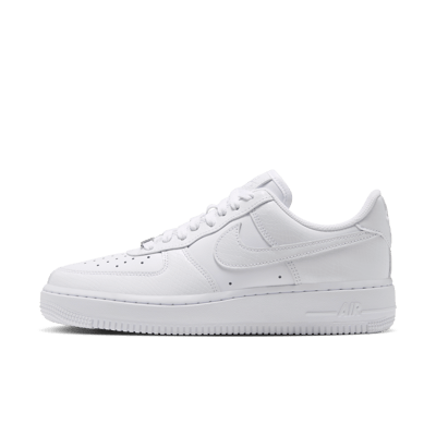 Sneakersy Nike Air Force 1 '07 "White & Metallic Silver" | Kobiety | Sportstyle | 01 | SPORTSHOWROOM