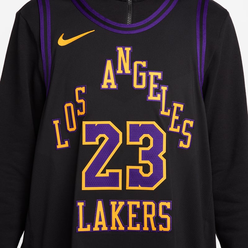Majica Nike LeBron James Los Angeles Lakers City Edition Dri-FIT ADV NBA Authentic "Black" | Moški | Košarka | 04 | SPORTSHOWROOM
