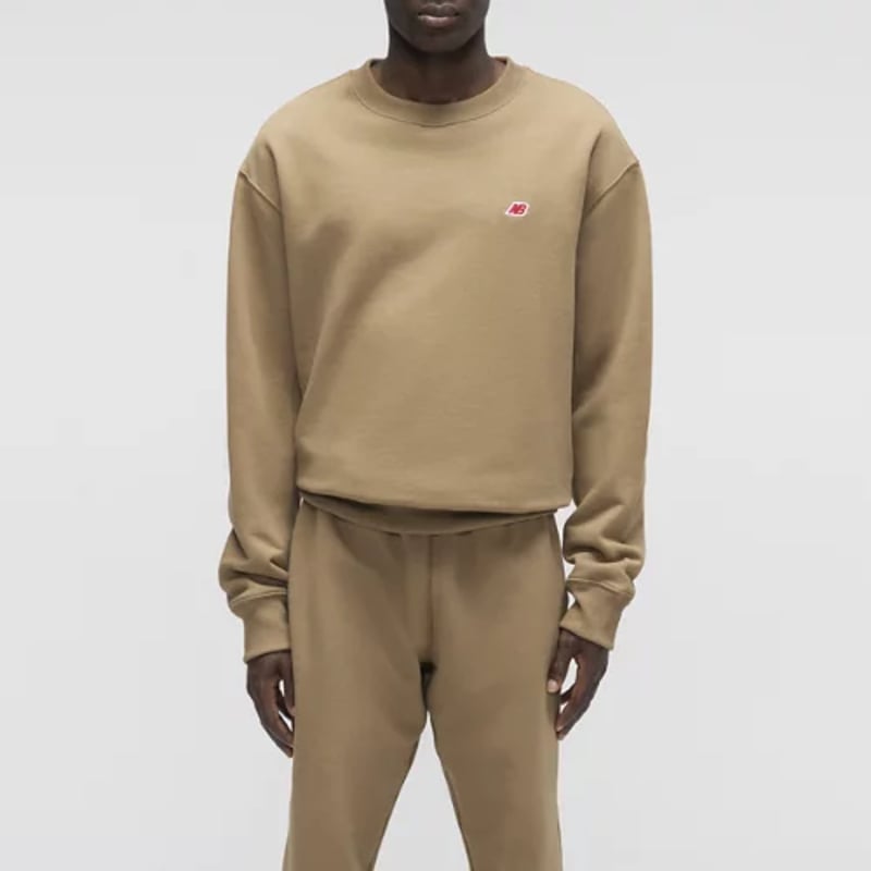 New Balance Made in USA Core Crewneck Pulover "Raw Leather" | Férfi | | 01 | SPORTSHOWROOM