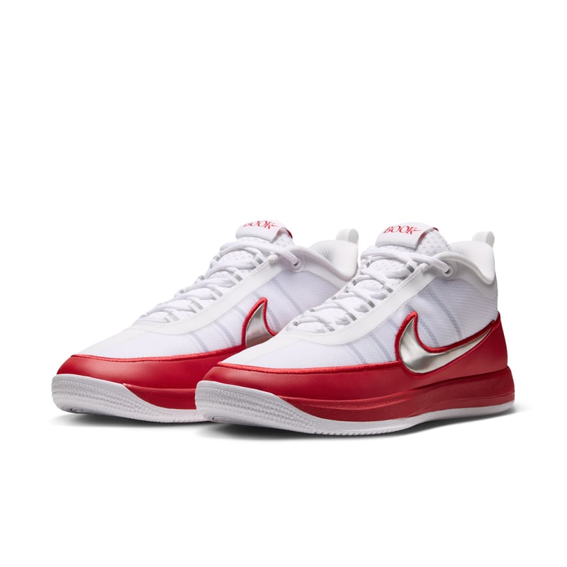 Košarkarski copati Nike Book 2 "White & University Red" | Moški | Košarka | 05 | SPORTSHOWROOM