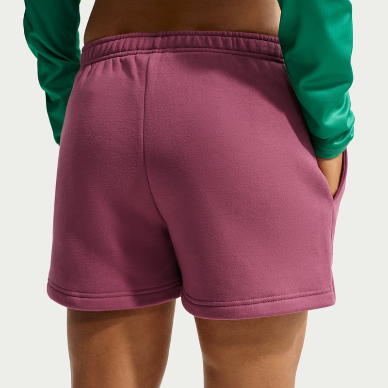 Nike Studio Fleece Medium Weight Mid-Rise Shorts "Pink Smoke & Sail" | Dame | | 02 | SPORTSHOWROOM