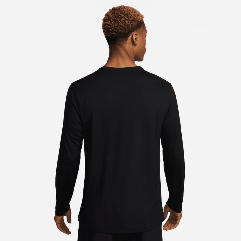 Nike Miler Dri-FIT Long-Sleeve Shirt "Black" | Heren | Hardlopen | 02 | SPORTSHOWROOM