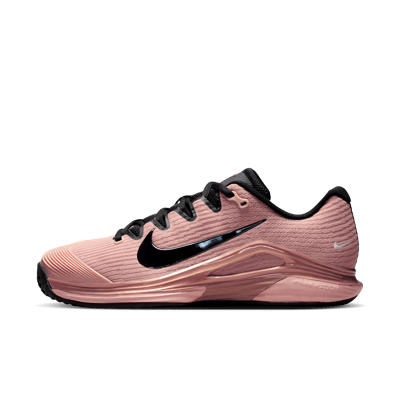 Nike Vapor 12 Premium Clay tennis runners "Metallic Red Bronze & Black" | Women | Tennis | 01 | SPORTSHOWROOM