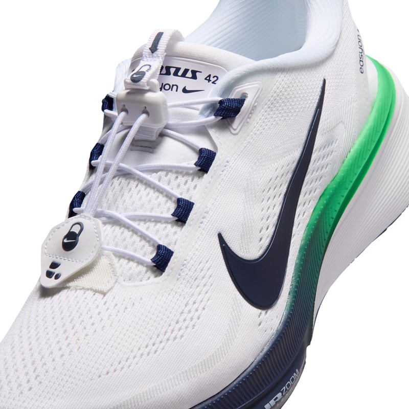 Buty do biegania Nike Pegasus 42 EasyOn "White & Green Spark" | Mezczyzni | Bieganie | 07 | SPORTSHOWROOM