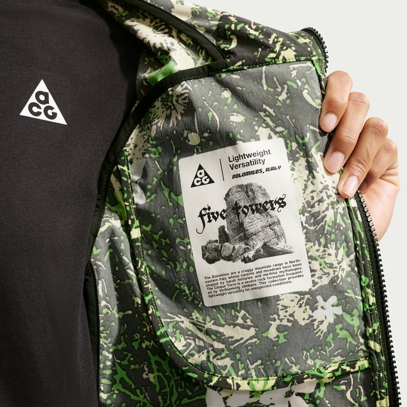 Zaketa Nike ACG 'Five Towers' UV Protection "Black Spruce & Life Lime" | Γυναίκες | | 07 | SPORTSHOWROOM