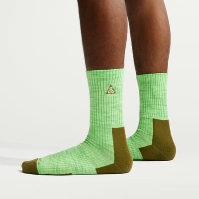 Nike ACG Everyday Cushioned Crew T-Shirt "Vintage Green & Bicoastal" | Män & Kvinnor | | 01 | SPORTSHOWROOM