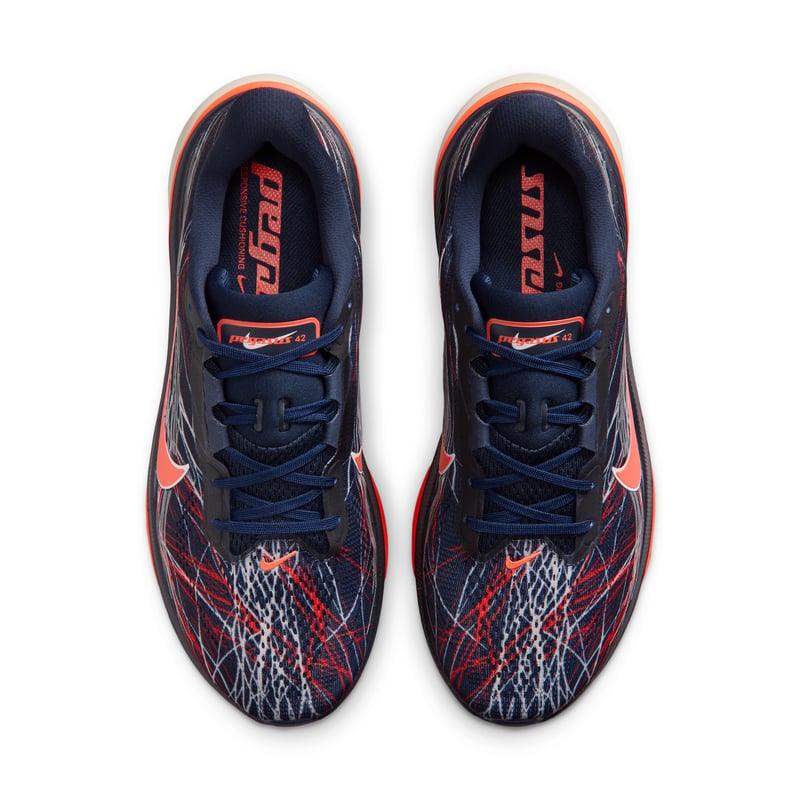 Nike Pegasus 42 runners "Obsidian & Bright Crimson" | Men | Running | 04 | SPORTSHOWROOM