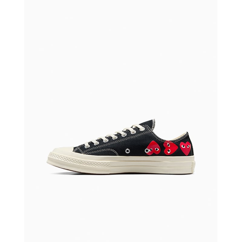 Converse Chuck 70 Low x Comme des Garçons PLAY ‘Multi Heart’ A08149C 03