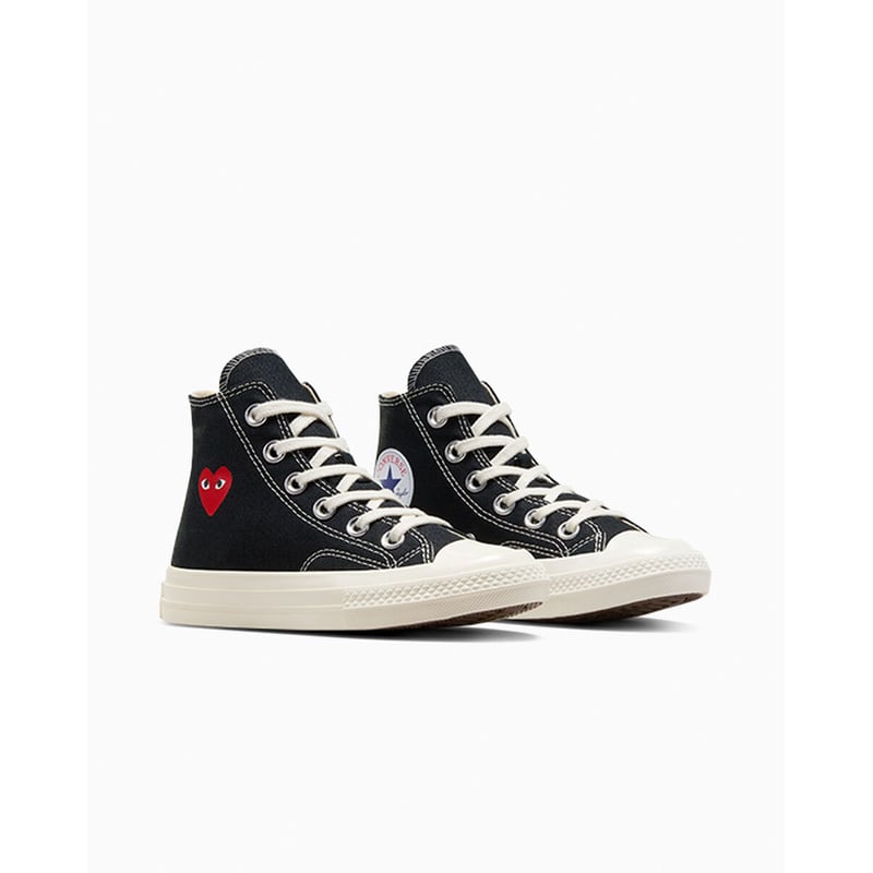 Converse Chuck 70 High x Comme des Garçons PLAY ‘Single Heart’ A08802C 05
