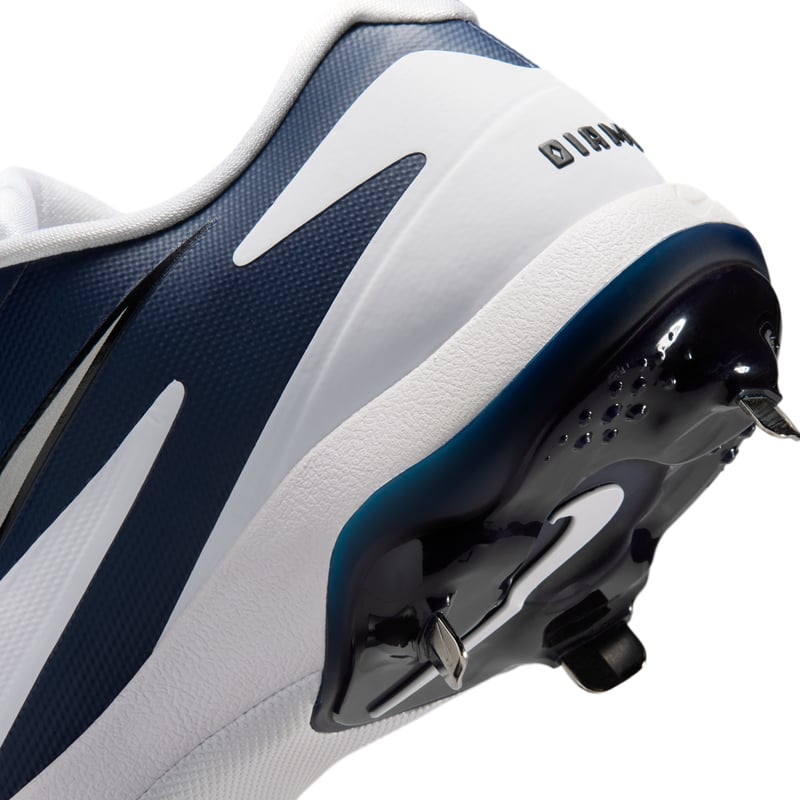 Nike Diamond Standout MTL baseballsko "White & College Navy" | Herre | Baseball | 09 | SPORTSHOWROOM