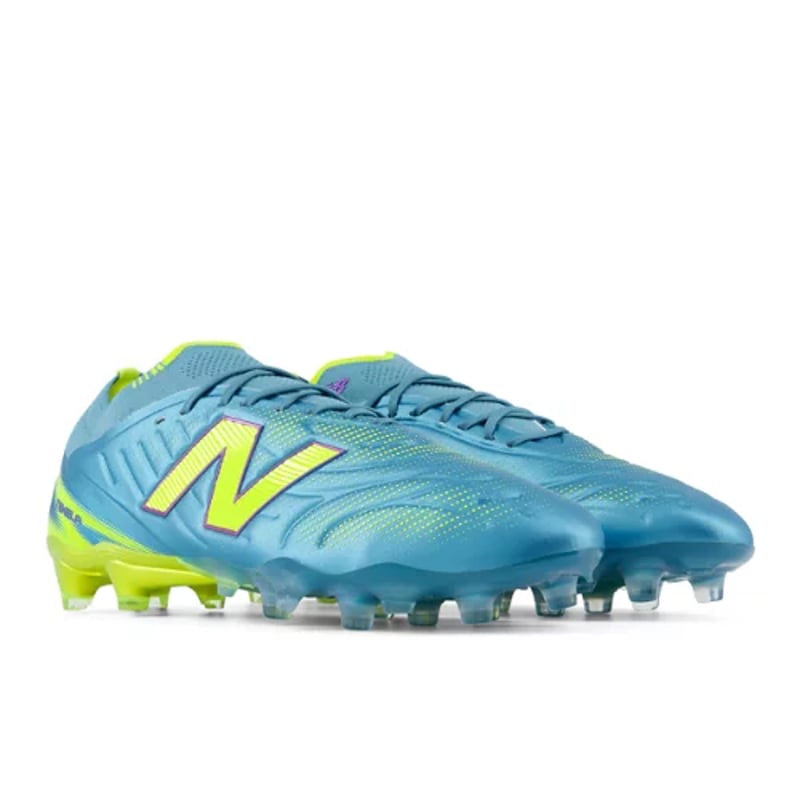 Scarpe da calcio New Balance Tekela Elite Low Laced FG v5 "Metallic Blue & Alkaline Green" | Uomo & Donna | Calcio | 02 | SPORTSHOWROOM