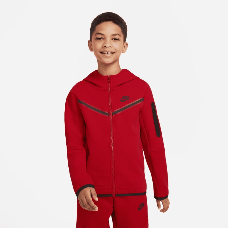 Nike Tech Fleece hoodie | Red | TECH FLEECE
