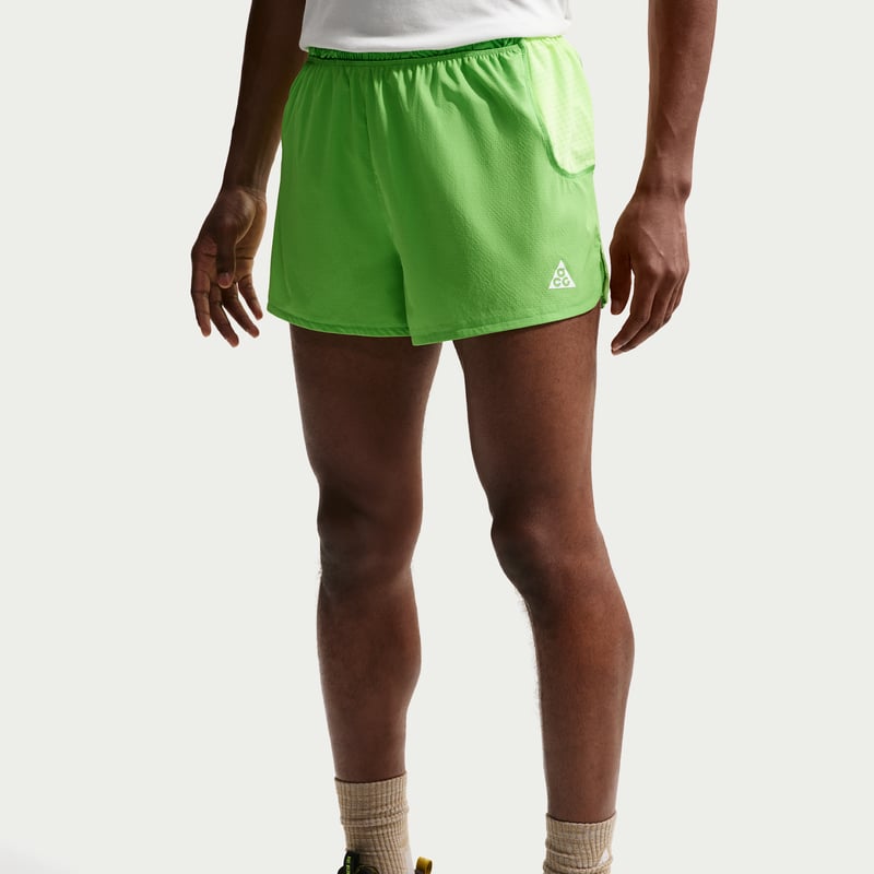 Nike ACG 'Trailwind' Dri-FIT ADV 3" Brief-Lined Shorts "Mean Green & Volt Ice" | Men | Outdoor | 02 | SPORTSHOWROOM