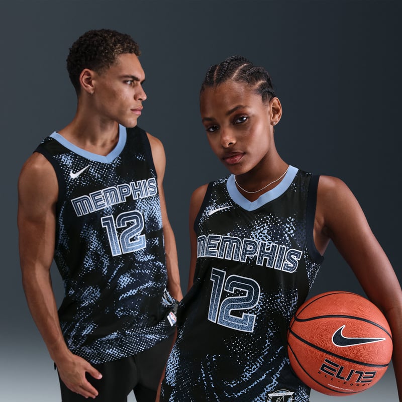Nike Ja Morant Memphis Grizzlies 2025/26 Select Series Dri-FIT NBA Swingman Paita "College Navy & White" | Miehet | Koripallo | 01 | SPORTSHOWROOM