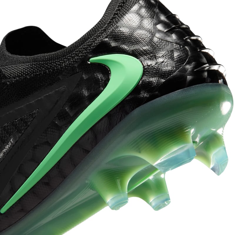 Nike Phantom 6 Low Elite FG fotbollsskor "Black & llusion Green" | Män | Fotboll | 09 | SPORTSHOWROOM