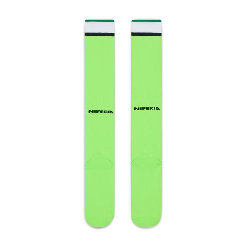 Nogavice Nike Nigeria VaporFast Home Nike Dri-FIT ADV "Electric Green" | Moški & Ženske | Tek & Nogomet | 03 | SPORTSHOWROOM