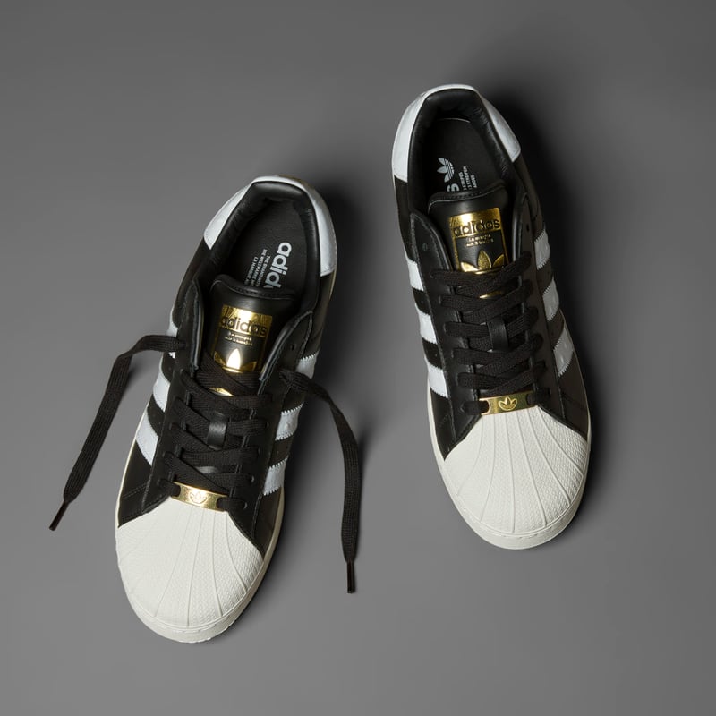 Adidas superstar top doré jordan