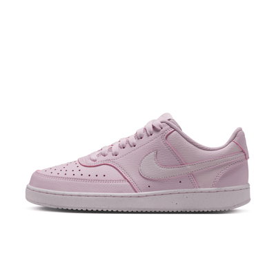 Nike Court Vision Low Next Nature sneakers "Bleached Lilac & Pearl Pink" | Dames | Sportstyle | 01 | SPORTSHOWROOM