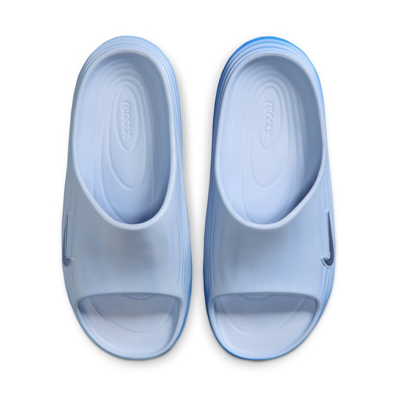 Nike ReactX Rejuven8 Slides Sneaker "Hydrogen Blue & Blue Crystal" | Damen | Sportstyle | 05 | SPORTSHOWROOM