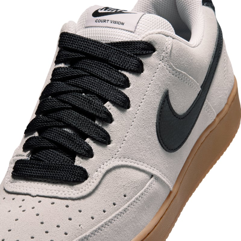 Nike Court Vision Low FL sneakers "Vast Grey & Black" | Heren | Sportstyle | 07 | SPORTSHOWROOM
