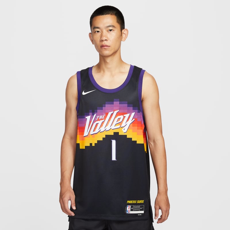Nike Devin Booker Phoenix Suns City Edition NBA Swingman Shirt "Black" | Men | Basketball | 01 | SPORTSHOWROOM