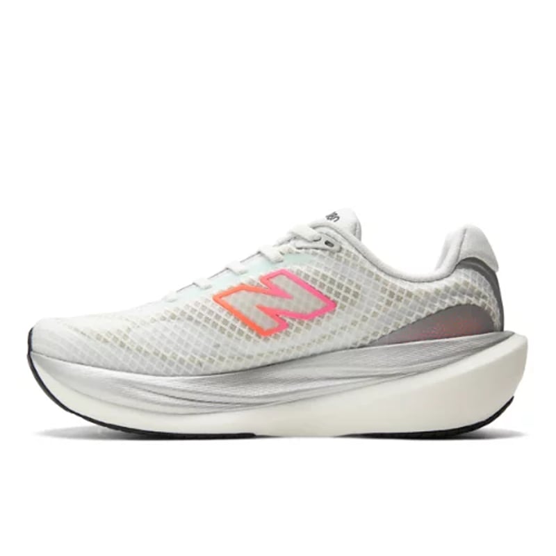 New Balance 1080v15 Breathe Laufschuhe "White & Pink Heat" | Damen | Laufen | 01 | SPORTSHOWROOM