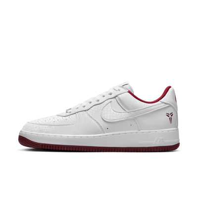 Zapatillas Nike Kobe Air Force 1 Low "White & Team Red" | Hombre | Estilo deportivo | 00 | SPORTSHOWROOM