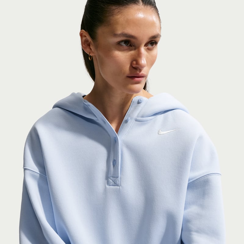 Nike Phoenix Fleece Oversized Cropped Henley IF0258-407 03