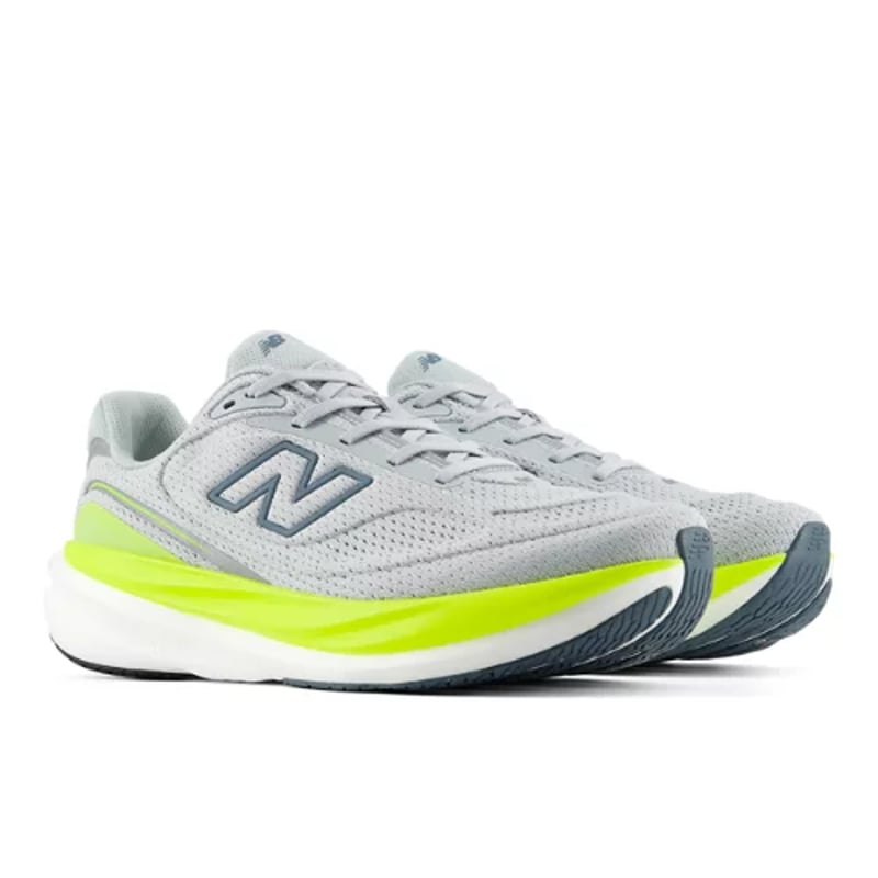 New Balance 1080v15 Laufschuhe "Light Zinc Blue & Alkaline Green" | Herren | Laufen | 02 | SPORTSHOWROOM