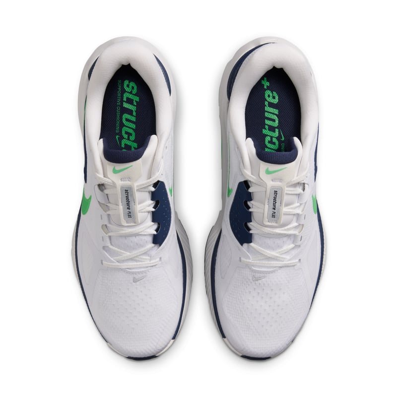 Nike Structure Plus runners "White & Green Spark" | Men | Running | 04 | SPORTSHOWROOM