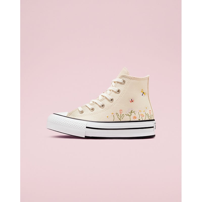 Converse Chuck Taylor All Star Lift Platform High ‘Floral Embroidery’ A01615C 03