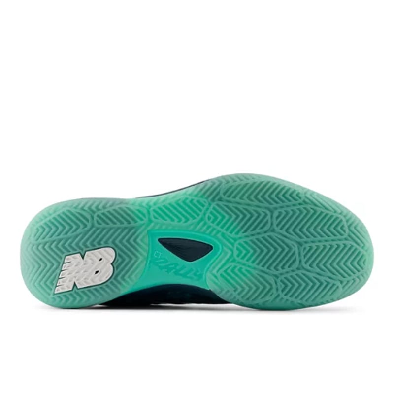 Buty do tenisa New Balance Fresh Foam X CT-Rally v2 Clay "Medusa Green & Deep End" | Mezczyzni | Tenis | 03 | SPORTSHOWROOM