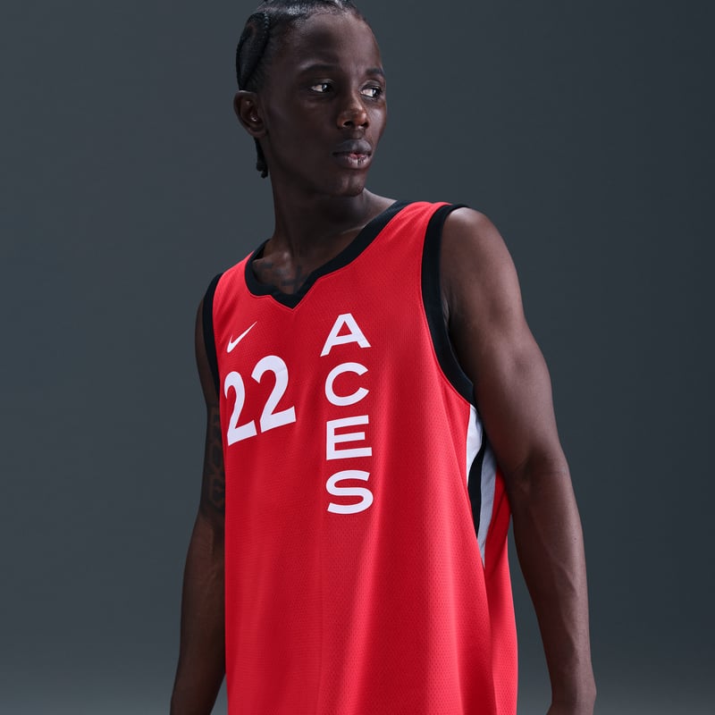 Tricko Nike A'ja Wilson Las Vegas Aces 2024 Rebel Edition Dri-FIT WNBA Victory "University Red" | Ženy | Basketbal | 03 | SPORTSHOWROOM