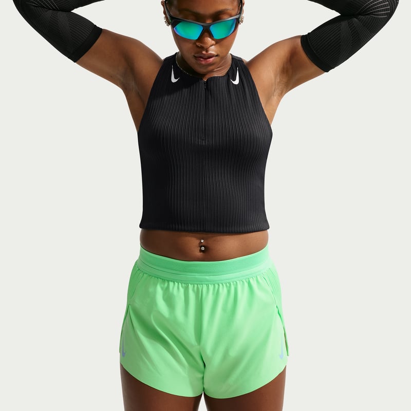 Nike AeroSwift Dri-FIT ADV Cropped Tanktop "Black" | Damen | Laufen | 01 | SPORTSHOWROOM
