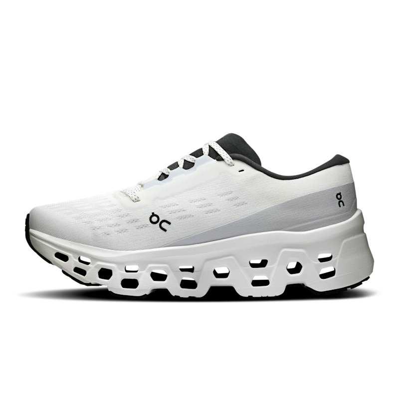 On Cloudmonster 3 running shoes "White & Black" | Women | Running | 04 | SPORTSHOWROOM