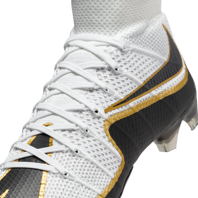 Nike Vapor Edge 360 ‘Untouchable’ American Football cleats "White & Metallic Gold" | Men | American Football | 08 | SPORTSHOWROOM