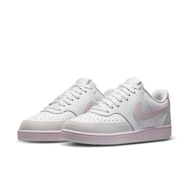 Baskets Nike Court Vision Low Suede "Off White & Bleached Lilac" | Femme | Sportstyle | 05 | SPORTSHOWROOM