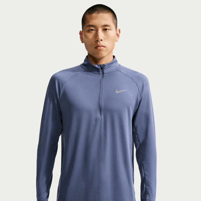 Nike Stride Dri-FIT 1/2-Zip Top "Diffused Blue" | Herren | Laufen | 01 | SPORTSHOWROOM