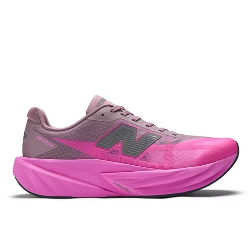 Tekaški copati New Balance FuelCell Rebel v5 "Pink Heat & Rosewood" | Moški | Tek | 00 | SPORTSHOWROOM