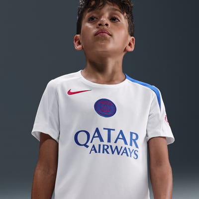 Maglia Nike PSG Strike Third Dri-FIT Total 90 Knit "White & Hyper Royal" | Bambini | Calcio | 01 | SPORTSHOWROOM
